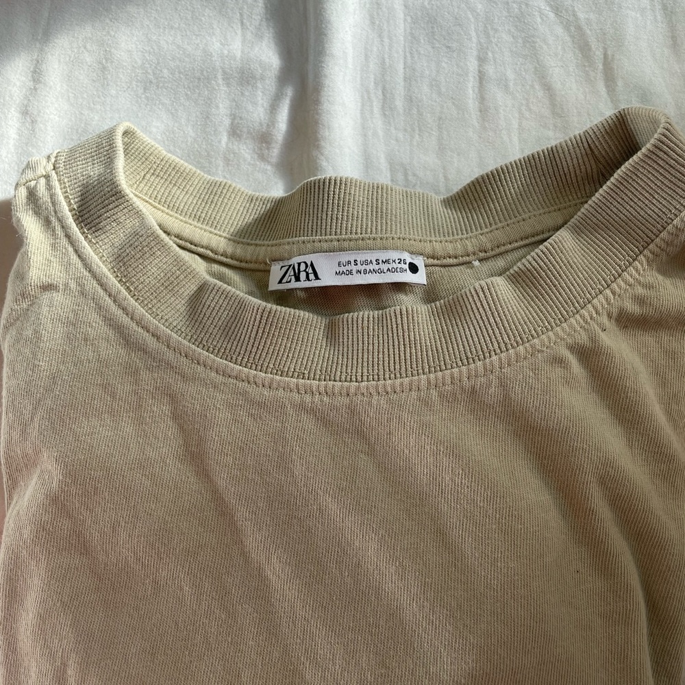 Zara Tan Baby Tee
